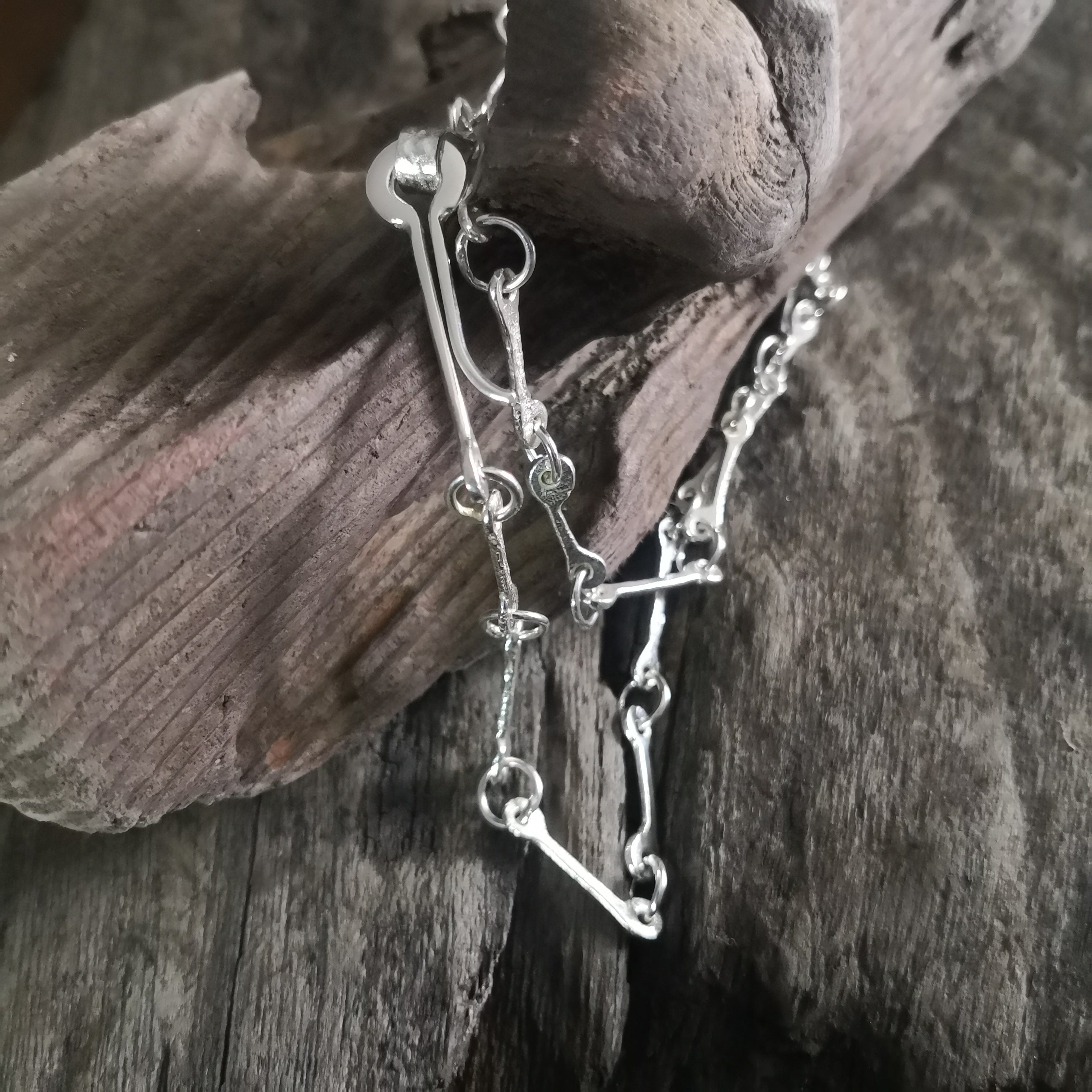 Hand forged chain