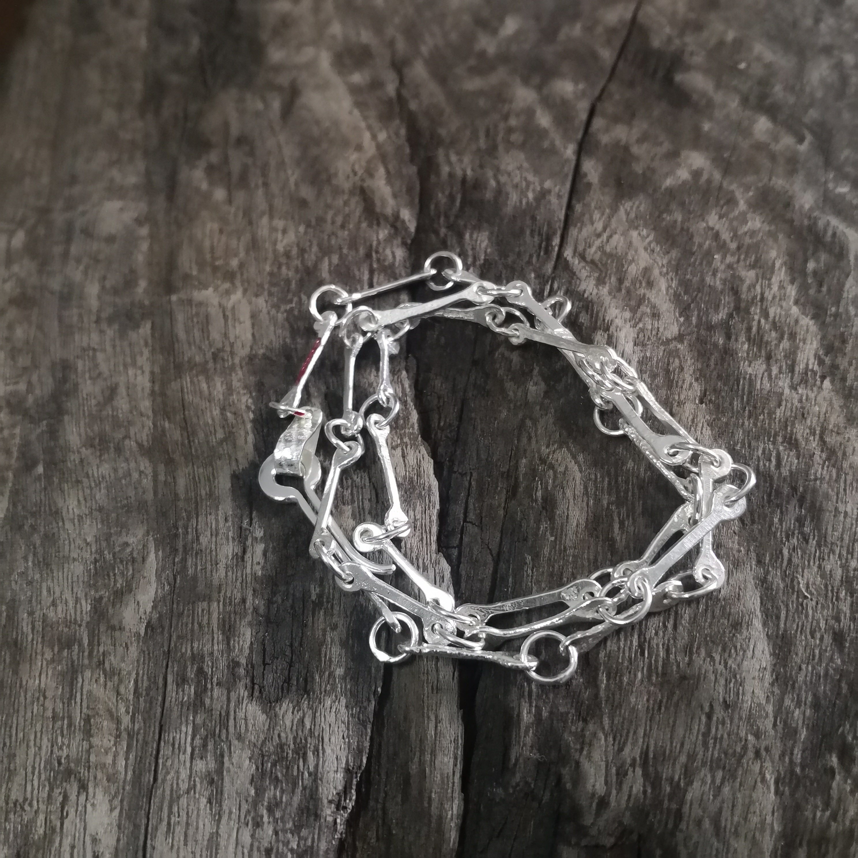 Hand forged chain